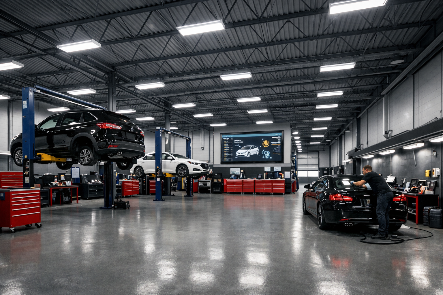 AutoZırh atölye genel görünümü