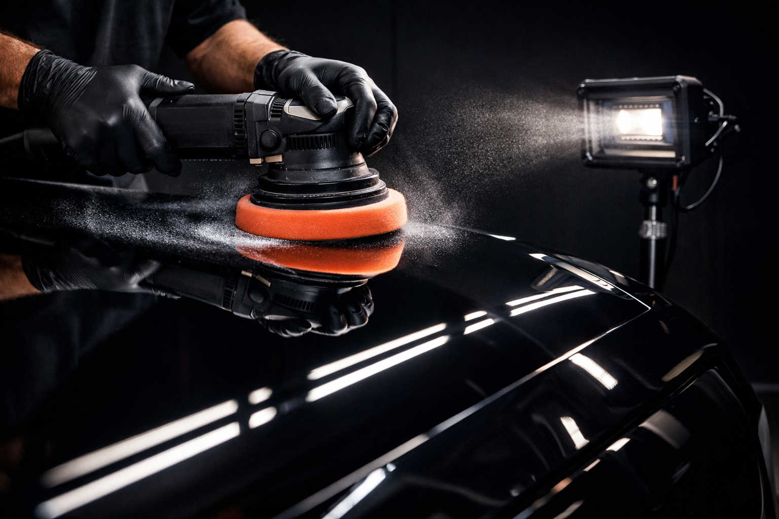 Boya düzeltme ve polisaj aşaması