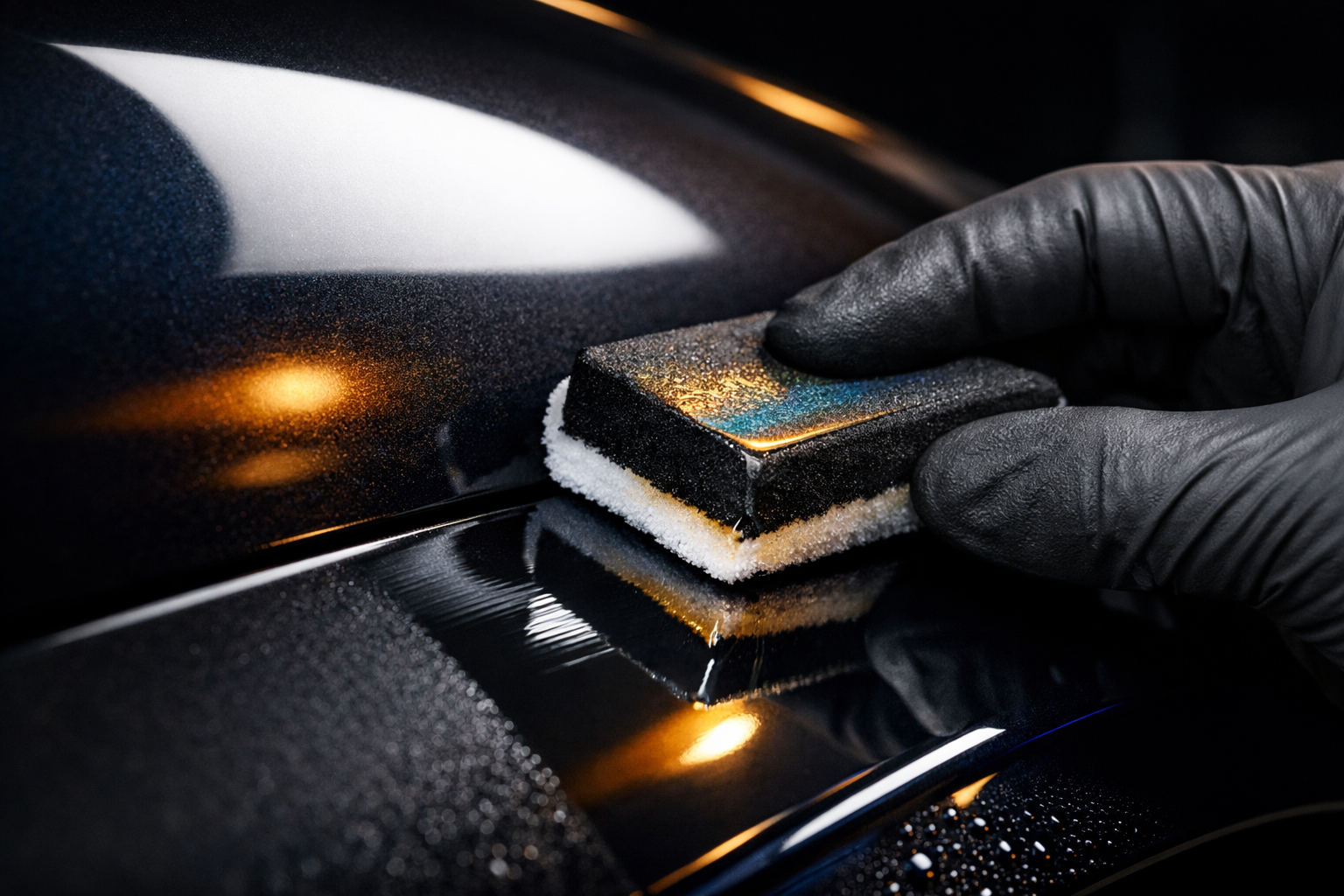 Araç yüzeyine seramik kaplama uygulaması